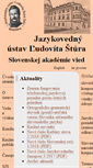 Mobile Screenshot of juls.savba.sk